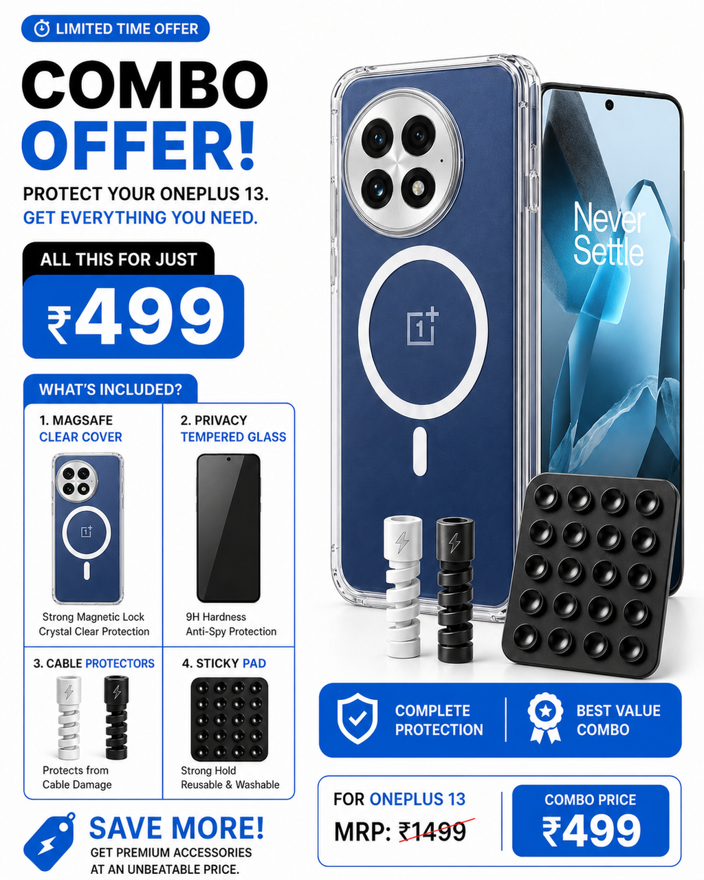 ONE PLUS 13 ULTIMATE PROTECTION COMBO