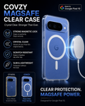 GOOGLE PIXAL 1O COVZY PREMIUM CLEAR MAGSAFE CASE  SLIM STRONG & CRYSTAL CLEAR PROTECTION
