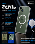 IPHONE 13 COVZY PREMIUM CLEAR MAGSAFE CASE  SLIM STRONG & CRYSTAL CLEAR PROTECTION