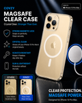 IPHONE 13PRO MAX COVZY PREMIUM CLEAR MAGSAFE CASE  SLIM STRONG & CRYSTAL CLEAR PROTECTION
