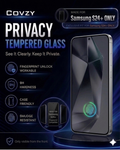 SAMSUNG S24PLUS COVZY PREMIUM PRIVACY WITH FINGERPRINT WORKING TEMPERDGLASS FULL PROTECTION
