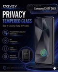 SAMSUNG S24FE COVZY PREMIUM PRIVACY WITH FINGERPRINT WORKING TEMPERDGLASS FULL PROTECTION