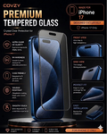 IPHONE 17 COVZY PREMIUM HD CLEAR TEMPERDGLASS FULL PROTECTION
