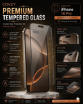 IPHONE 16 PRO COVZY PREMIUM HD CLEAR TEMPERDGLASS FULL PROTECTION