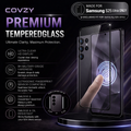 SAMSUNG S25 ULTRA COVZY PREMIUM AND FINGERPRINT WORKING TEMPERDGLASS FULL PROTECTION