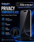 IPHONE 16PRO  COVZY PREMIUM PRIVACY TEMPERDGLASS FULL PROTECTION