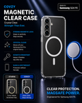 SAMSUNG S24FE COVZY PREMIUM CLEAR MAGSAFE CASE  SLIM STRONG & CRYSTAL CLEAR PROTECTION