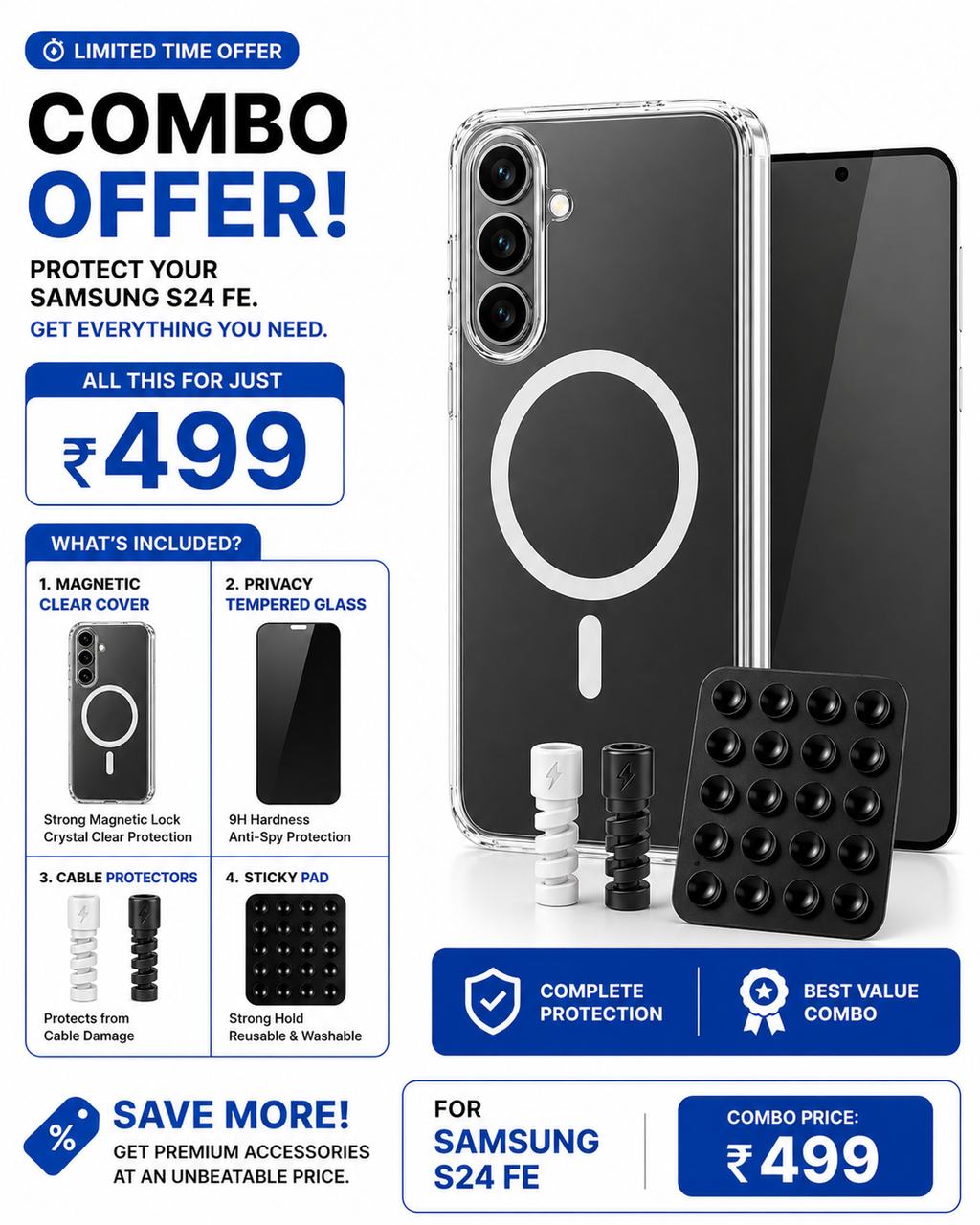 SAMSUNG S24FE ULTIMATE PROTECTION COMBO