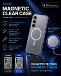 SAMSUNG S24 PLUS COVZY PREMIUM CLEAR MAGSAFE CASE  SLIM STRONG & CRYSTAL CLEAR PROTECTION