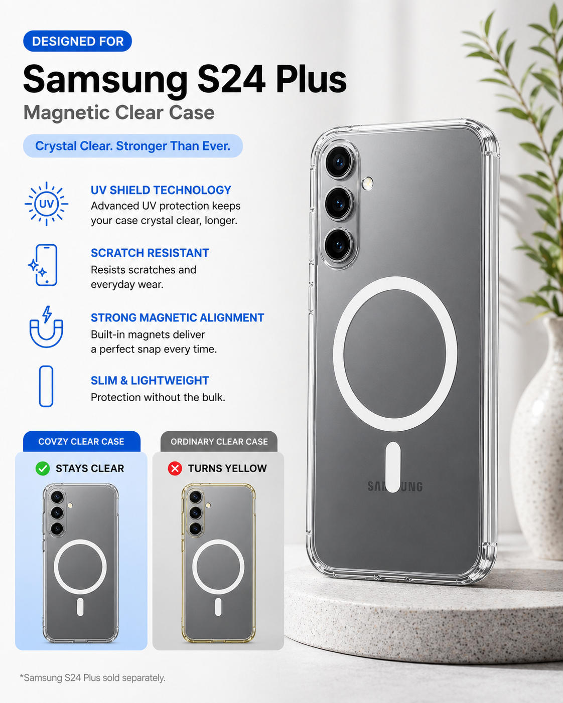 SAMSUNG S24 PLUS ULTIMATE PROTECTION COMBO