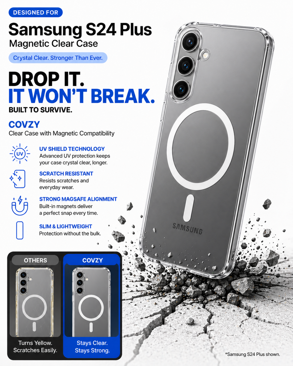 SAMSUNG S24 PLUS ULTIMATE PROTECTION COMBO