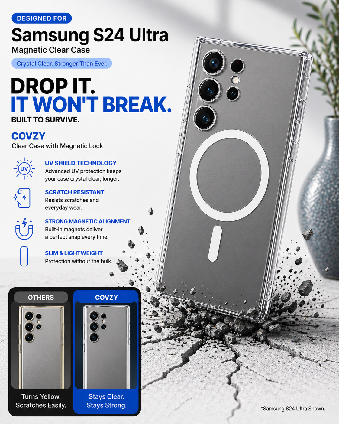 SAMSUNG S24ULTRA ULTIMATE PROTECTION COMBO