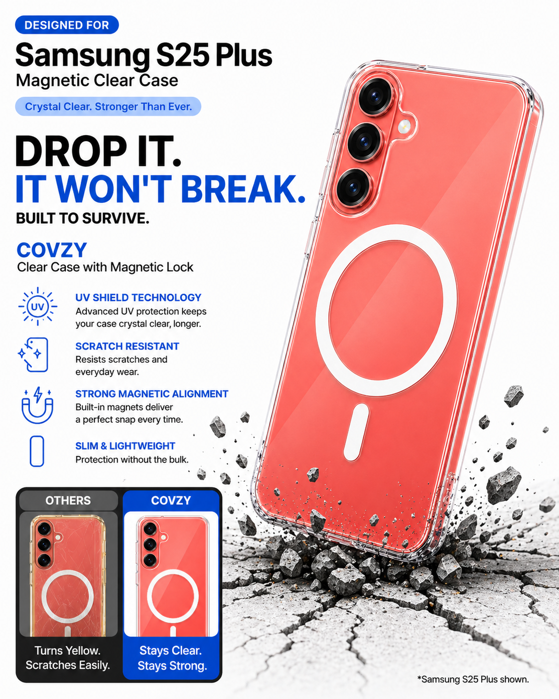 SAMSUMG S25PLUS ULTIMATE PROTECTION COMBO