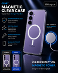 SAMSUNG S26 COVZY PREMIUM CLEAR MAGSAFE CASE  SLIM STRONG & CRYSTAL CLEAR PROTECTION