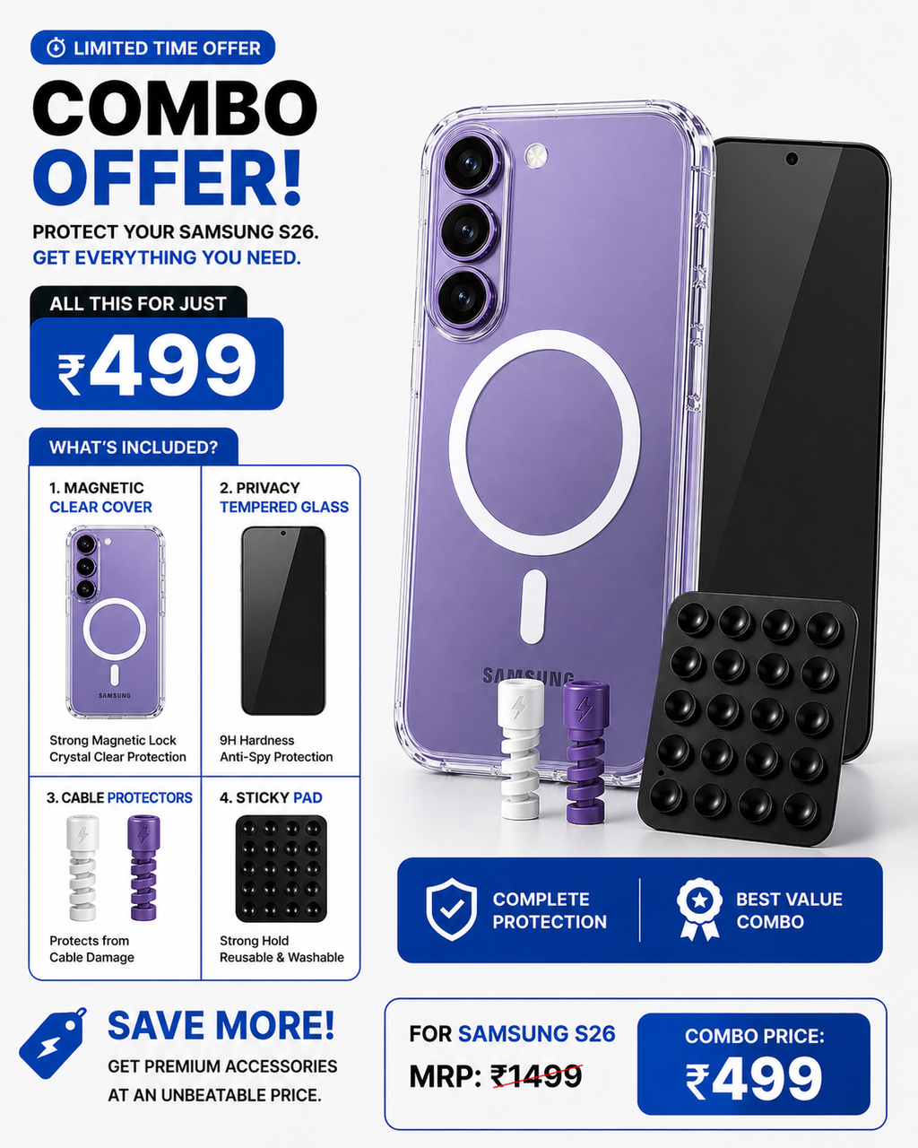 SAMSUNG S26 ULTIMATE PROTECTION COMBO